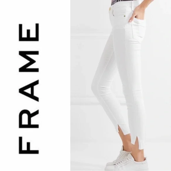 Le skinny de shop jeanne raw stagger